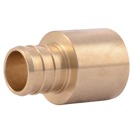 B & K SharkBite 3/4 in. PEX X 3/4 in. D PEX Brass Female Adapter UC606LFA